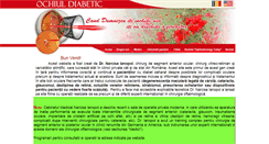 Desktop Screenshot of ochiuldiabetic.ro