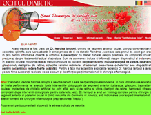 Tablet Screenshot of ochiuldiabetic.ro
